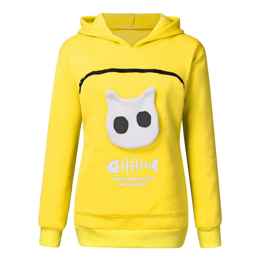 Cat Carrier Hoodie – Cozy Kangaroo Pouch for Your Furry Best Friend 🐱❤️