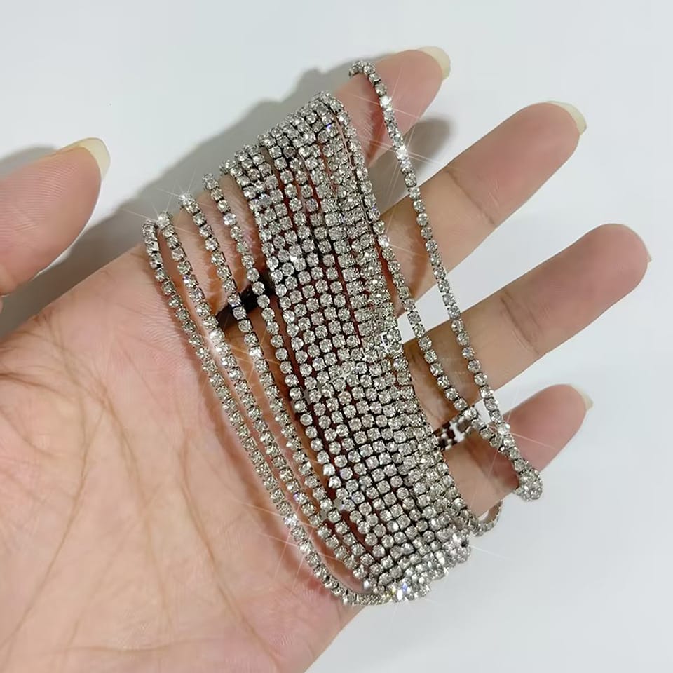 ✨ Fashion Grandeur Multi-Layer Rhinestone Chain Bracelet