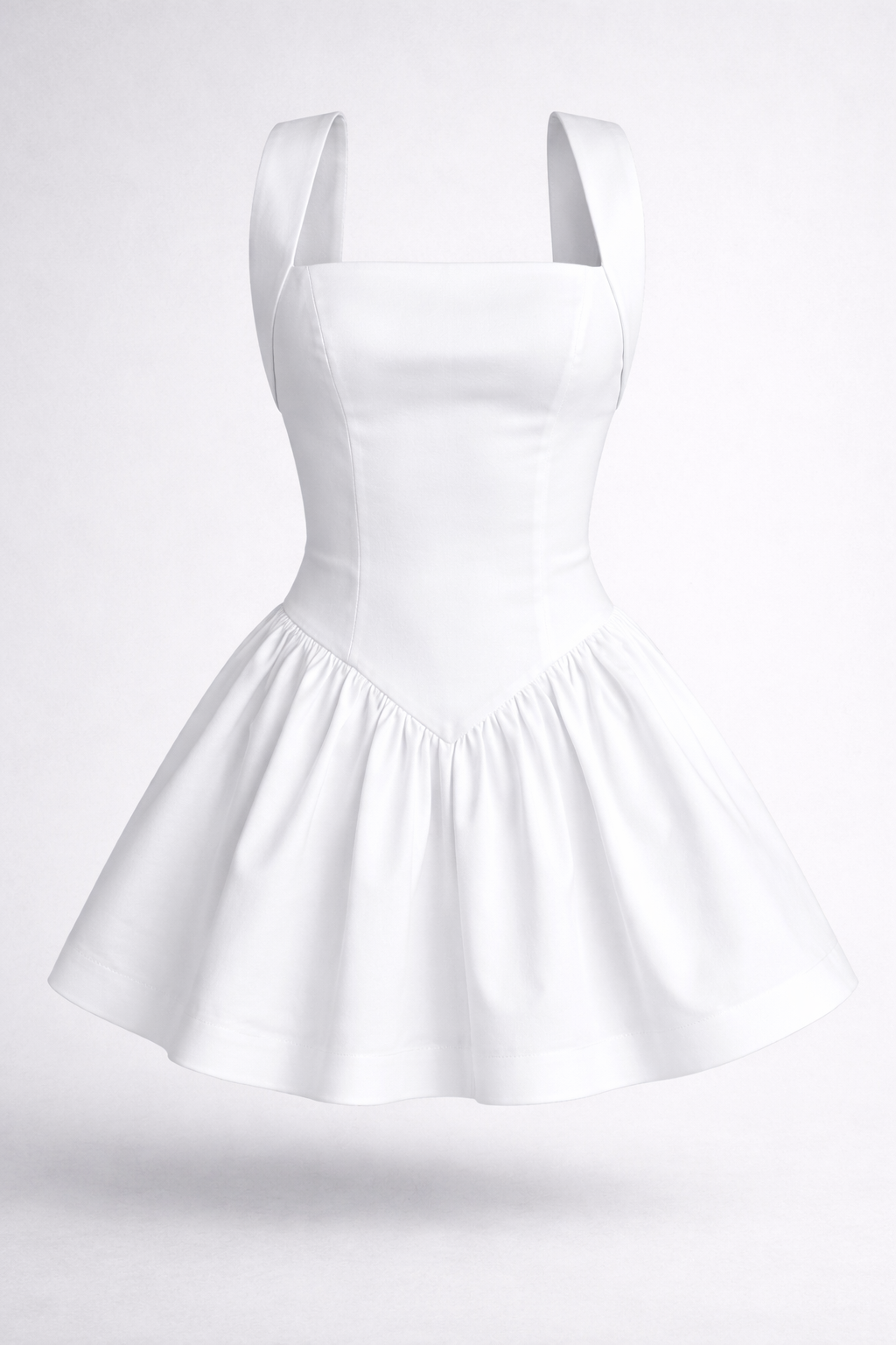 Sweet All-matching Solid Color Dress