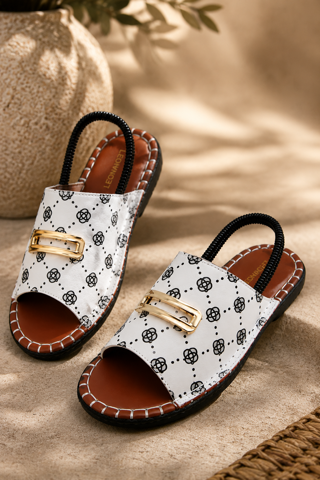 Plus Size With Round-toe Sandles Flat Bottom