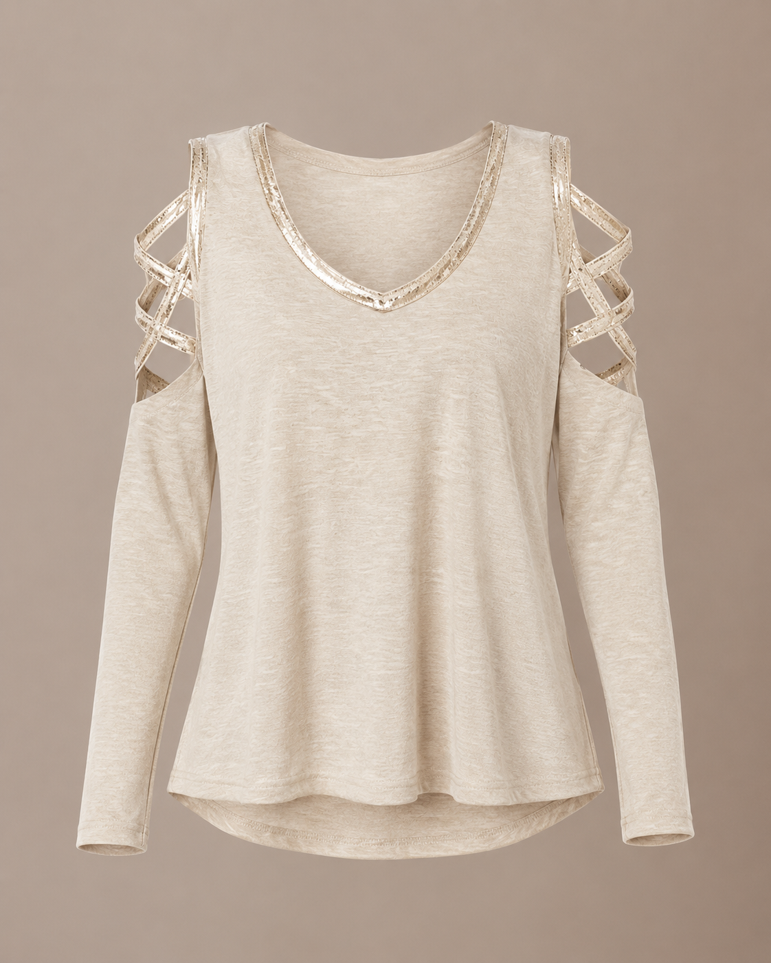 Fashion Ladies Sexy Round Neck Strapless Top