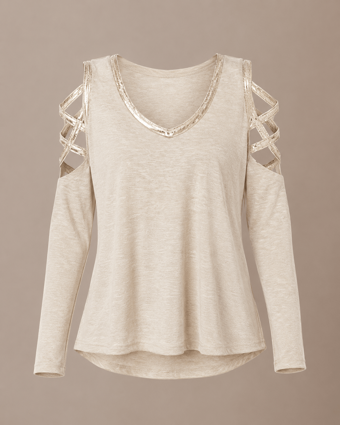 Fashion Ladies Sexy Round Neck Strapless Top