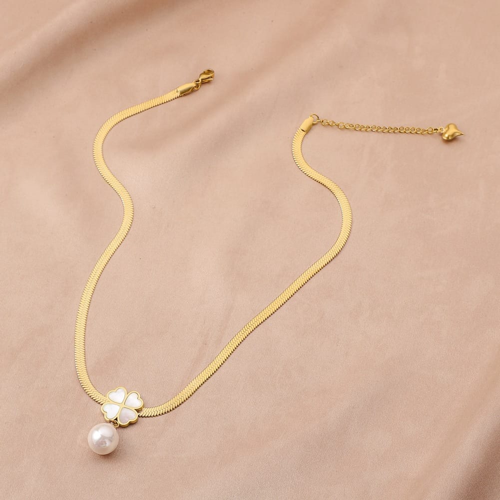 👑 Crystal Blossom Necklace Set for Women