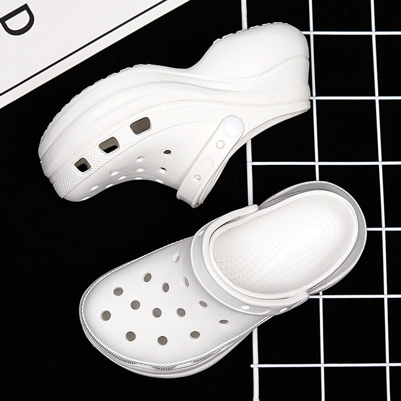 π¬ Mint Green Platform Hole Shoes β Candy-Colored Comfort with a Boost!