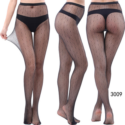 Women's Vintage Tattoo Lace Hollow Net Socks