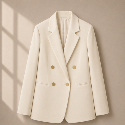 Women's Metal Buckle Suit Jacket