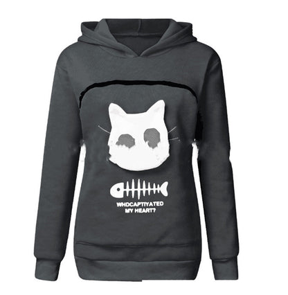 Cat Carrier Hoodie – Cozy Kangaroo Pouch for Your Furry Best Friend 🐱❤️