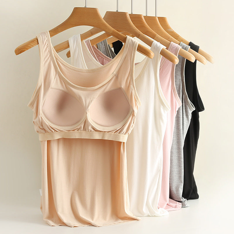 Womens Padded Camisole For Layering As A Base Or Undergarment
