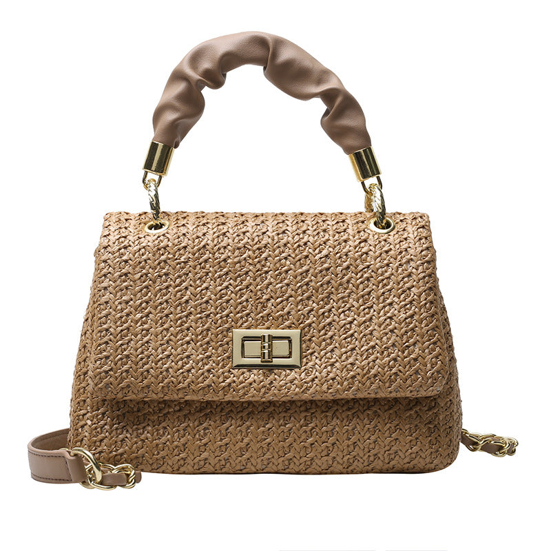Fashion Fold Handbag Bag Woven Straw Bag Popular Holiday Beach Bag Fashion fold handbag bag woven straw bag popular holiday beach bag