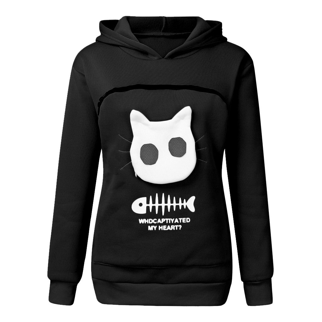 Cat Carrier Hoodie – Cozy Kangaroo Pouch for Your Furry Best Friend 🐱❤️