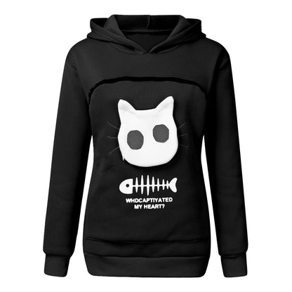 Cat Carrier Hoodie – Cozy Kangaroo Pouch for Your Furry Best Friend 🐱❤️
