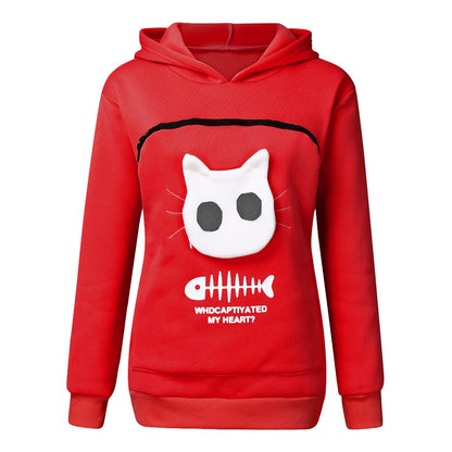 Cat Carrier Hoodie – Cozy Kangaroo Pouch for Your Furry Best Friend 🐱❤️