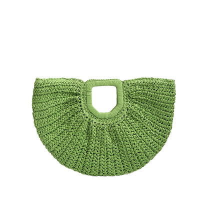 Weaving Beach Bag Retro Commuter's All-matching Casual Handbag