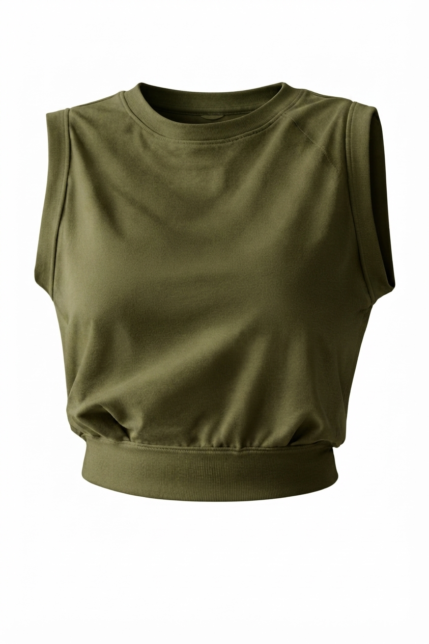 Effortless Drawstring Sleeveless Top