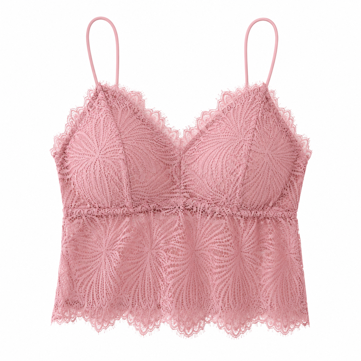 Lace Anti-Glare Underwear Women'S No Steel Ring Vest Beauty Back Base Suspender Bra