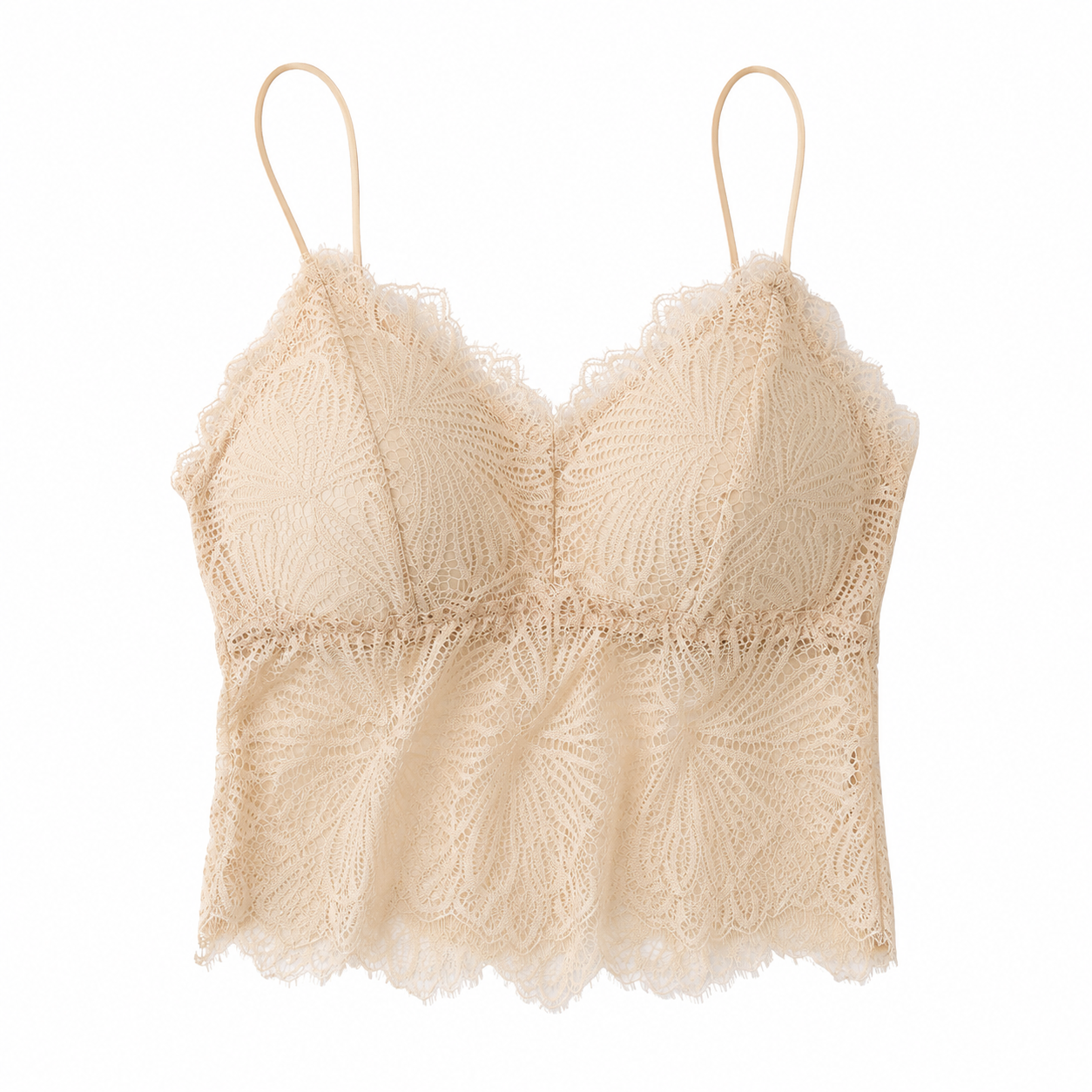 Lace Anti-Glare Underwear Women'S No Steel Ring Vest Beauty Back Base Suspender Bra