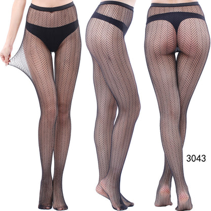 Women's Vintage Tattoo Lace Hollow Net Socks