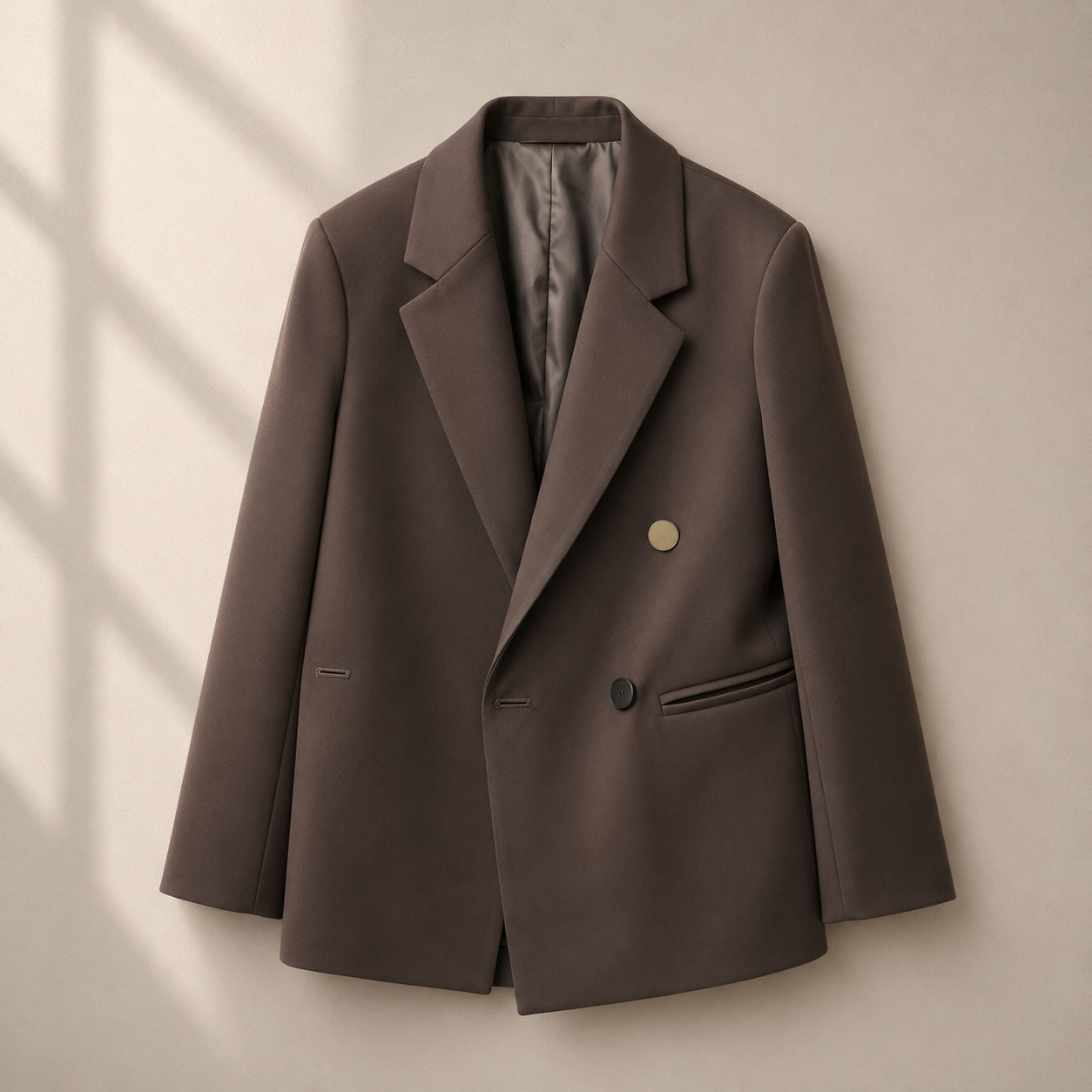 Women's Metal Buckle Suit Jacket