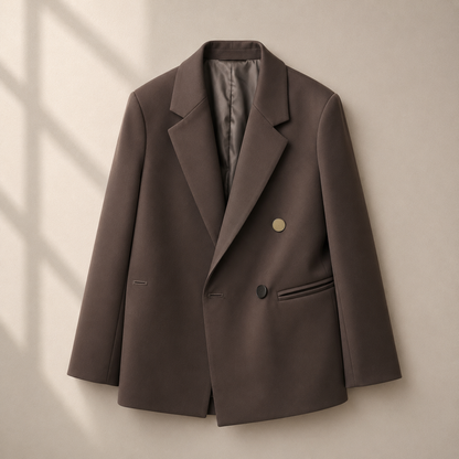 Women's Metal Buckle Suit Jacket