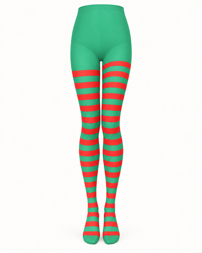 Striped Colorful Party Long Romper – product view 7