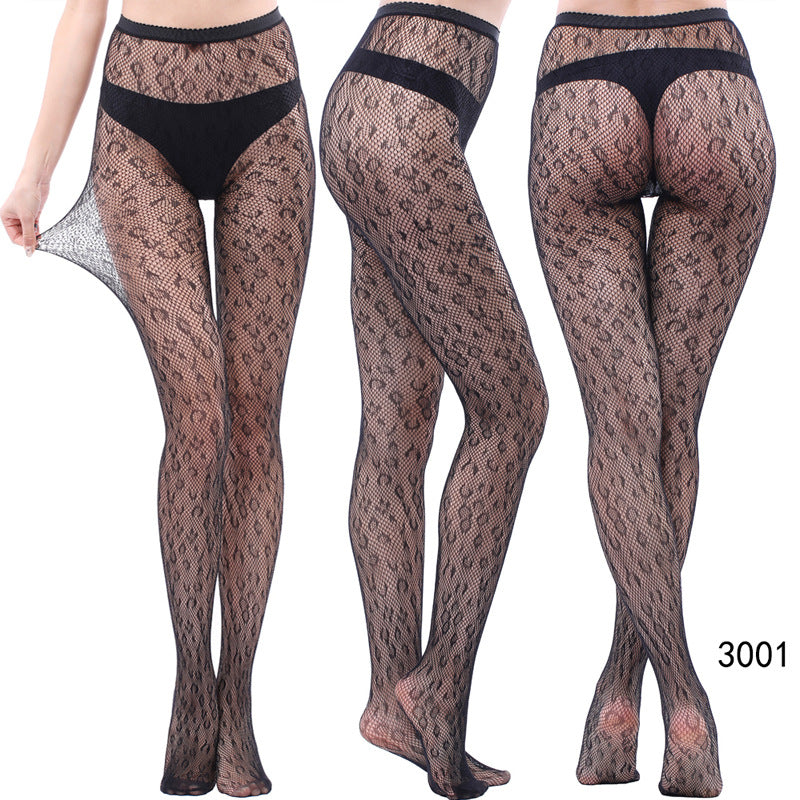 Women's Vintage Tattoo Lace Hollow Net Socks