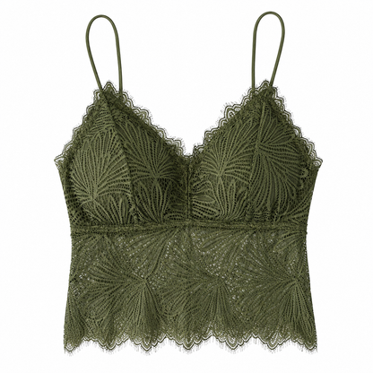 Lace Anti-Glare Underwear Women'S No Steel Ring Vest Beauty Back Base Suspender Bra