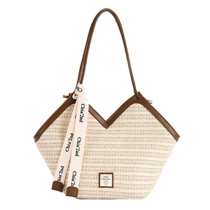 Female Large Capacity Tote Commuter Hand-carrying Bag