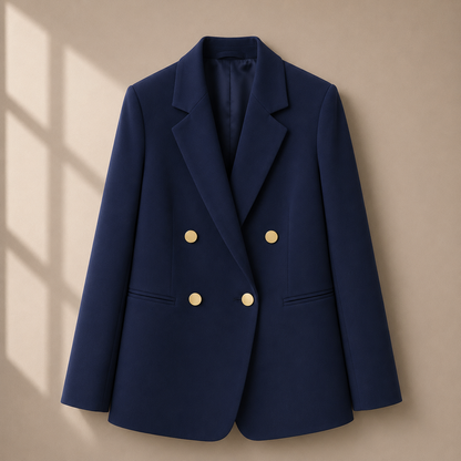 Women's Metal Buckle Suit Jacket
