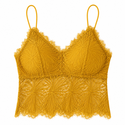 Lace Anti-Glare Underwear Women'S No Steel Ring Vest Beauty Back Base Suspender Bra