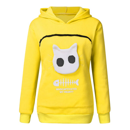 Cat Carrier Hoodie – Cozy Kangaroo Pouch for Your Furry Best Friend 🐱❤️