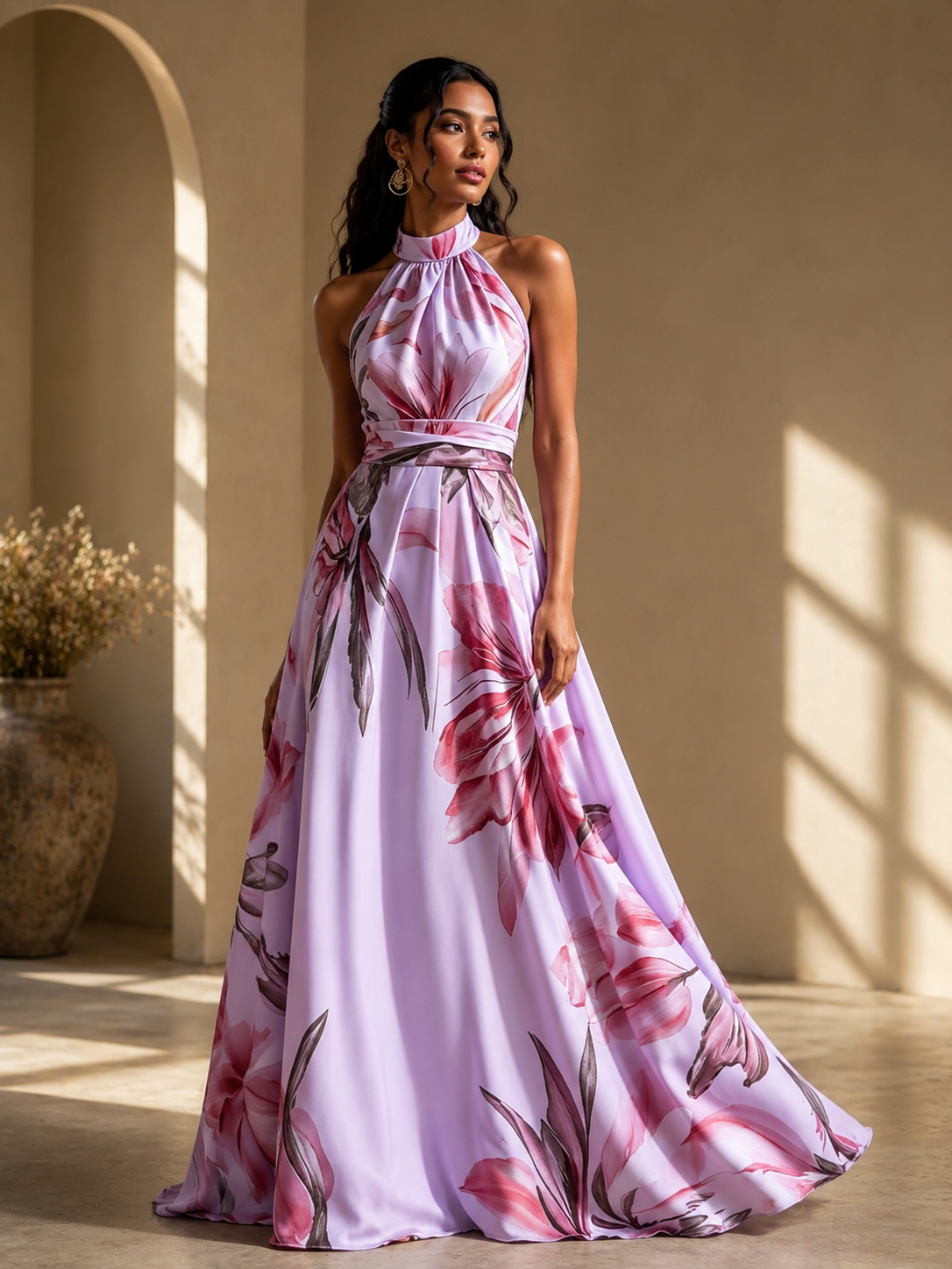 Faux-wind Elegant Slimming Maxi Dress For Women