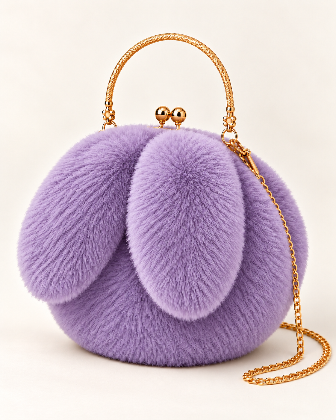 Bunny Charm Plush Mini Bag – product view 3