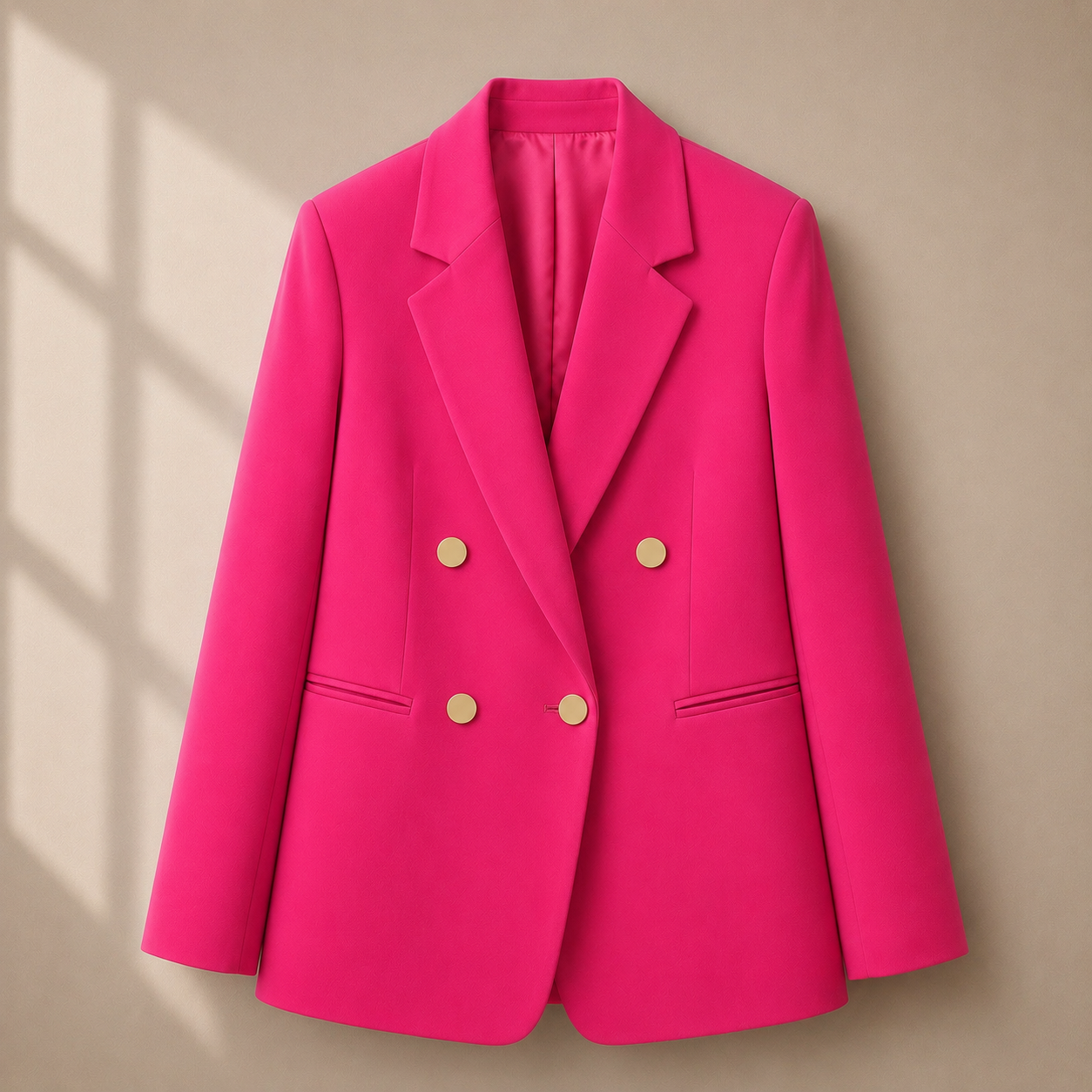 Women's Metal Buckle Suit Jacket