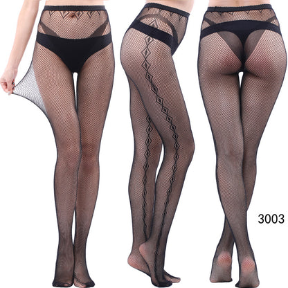 Women's Vintage Tattoo Lace Hollow Net Socks
