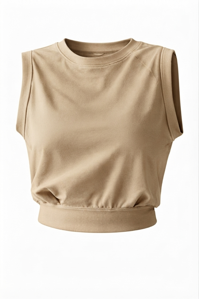 Effortless Drawstring Sleeveless Top