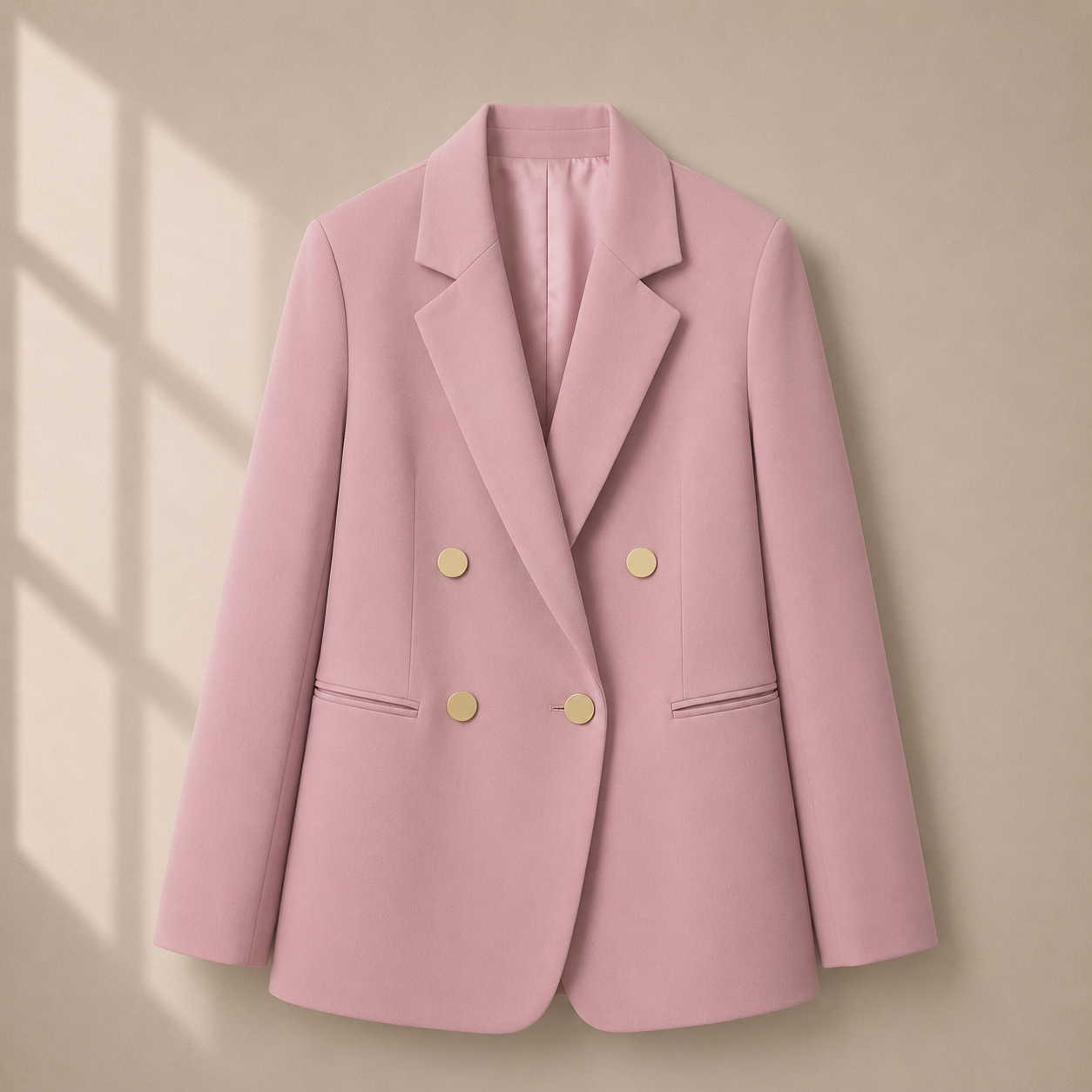 Women's Metal Buckle Suit Jacket