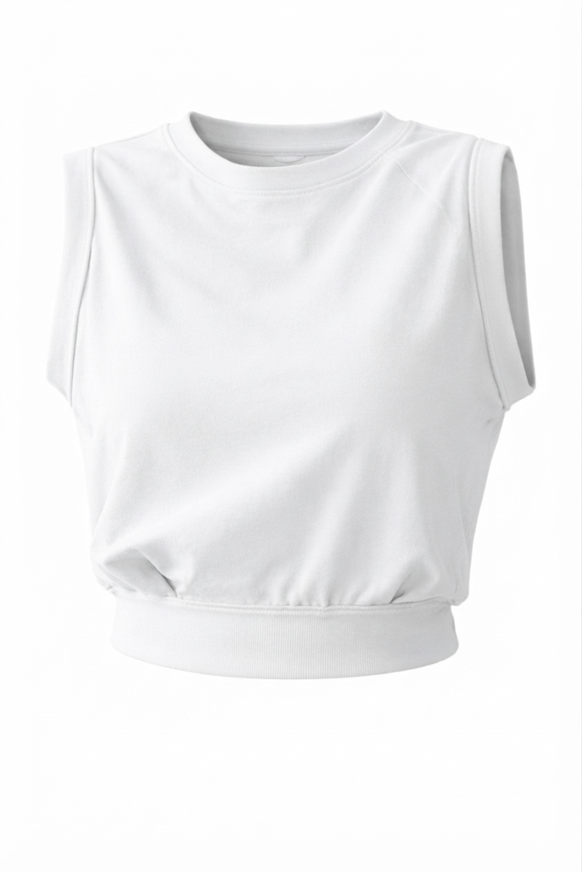 Effortless Drawstring Sleeveless Top