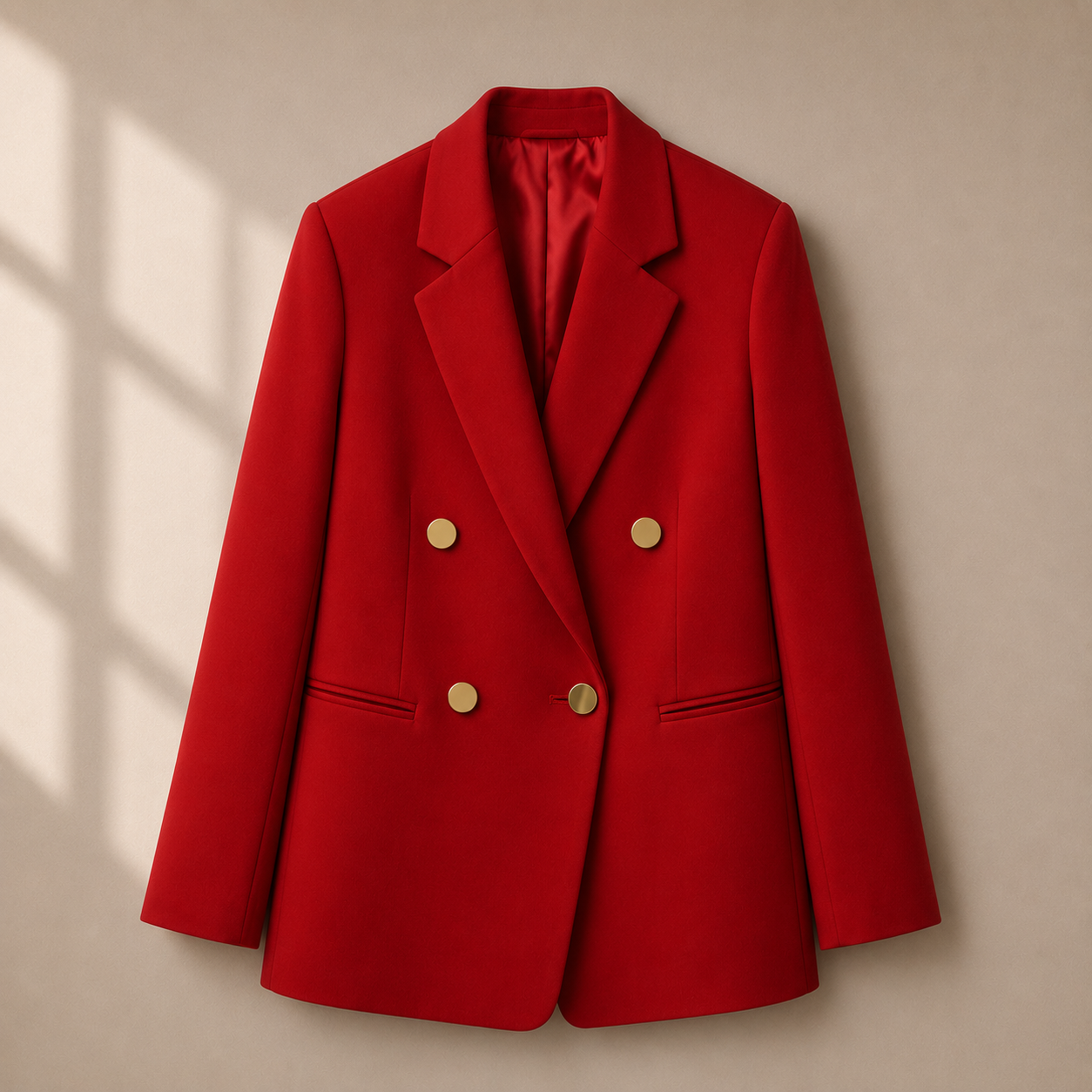 Women's Metal Buckle Suit Jacket