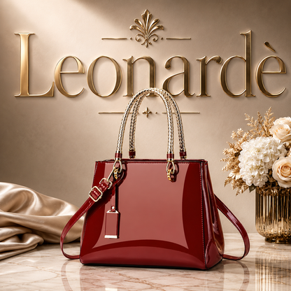 Fashionable Patent Leather Glossy Handbag Large-Capacity Casual Shoulder Crossbody Bag