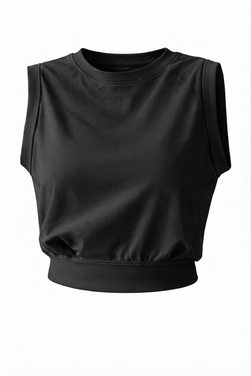 Effortless Drawstring Sleeveless Top