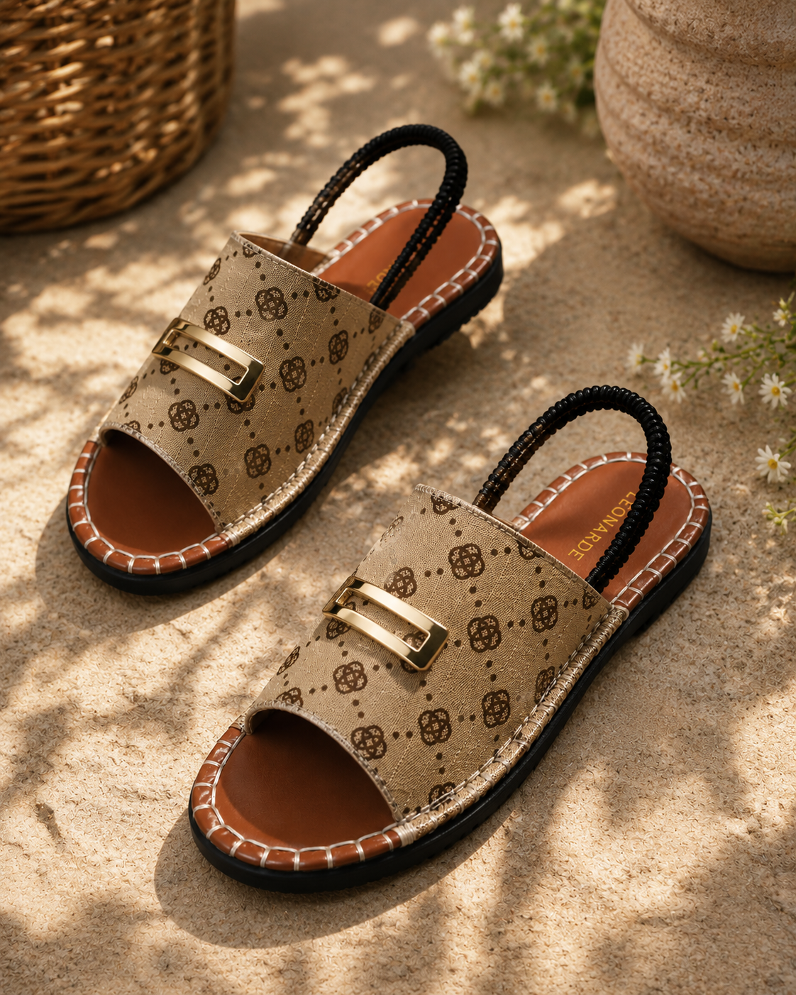 Plus Size With Round-toe Sandles Flat Bottom