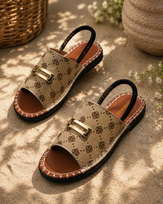 Plus Size With Round-toe Sandles Flat Bottom