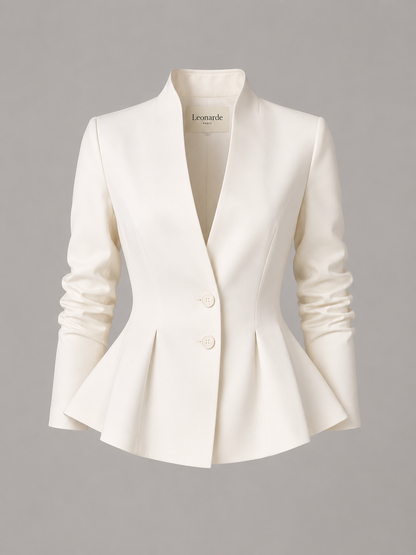 Women's Defined-Waistline Statement Shirt Jacket