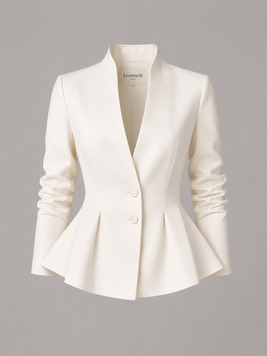 Women's Defined-Waistline Statement Shirt Jacket
