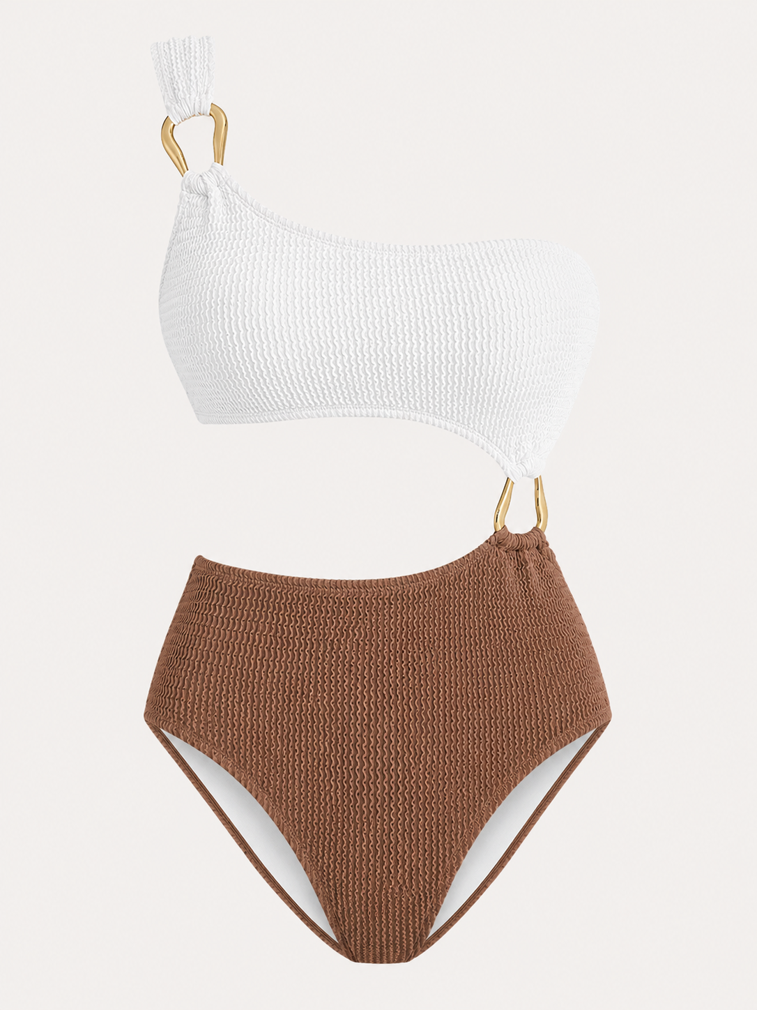 Color Contrast Patchwork Bikini Swimsuit Suit