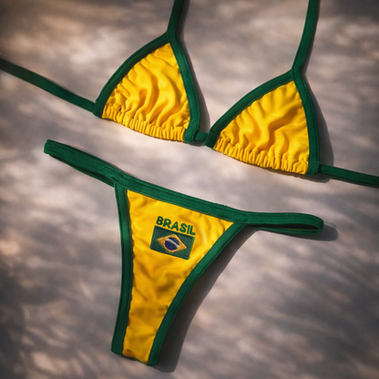 Women's Summer Bra T-back Suit Bikini