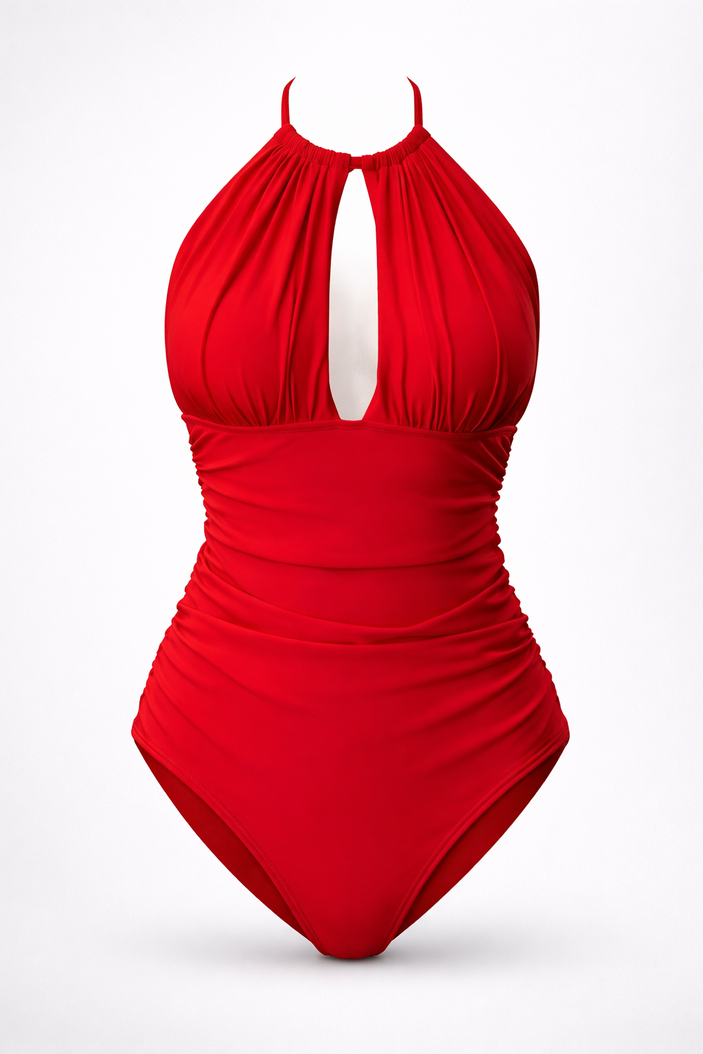 Fashion Solid Color One-piece Swimsuit For Women
