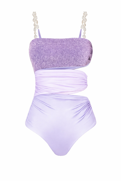 High-grade Hollow Seaside Vacation Swimsuit And Wrap Skirt Suit
