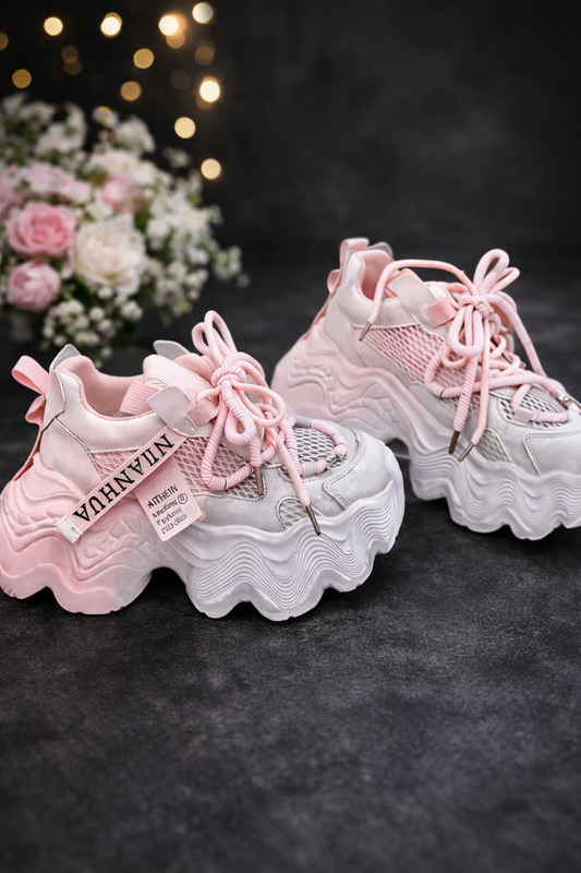 Women's Thick-soled Mesh Breathable Casual Sneaker