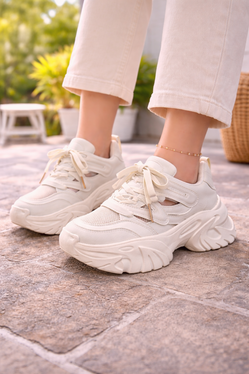 Height Increasing Thick Bottom Women's Sports Casual Shoes